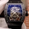 Richard Mille RM052-01 ZF Factory Black Ceramic Grey Skull Dial Replica Watch