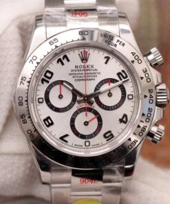 Rolex Daytona Cosmograph 116509-78599 Noob Factory White Dial Replica Watch