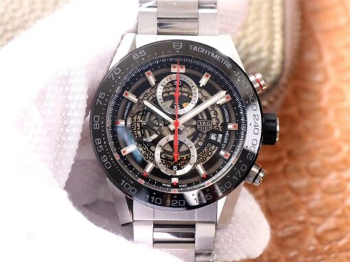 TAG Heuer Carrera CAR2A1W.BA0703 XF Factory Black Dial Replica Watch