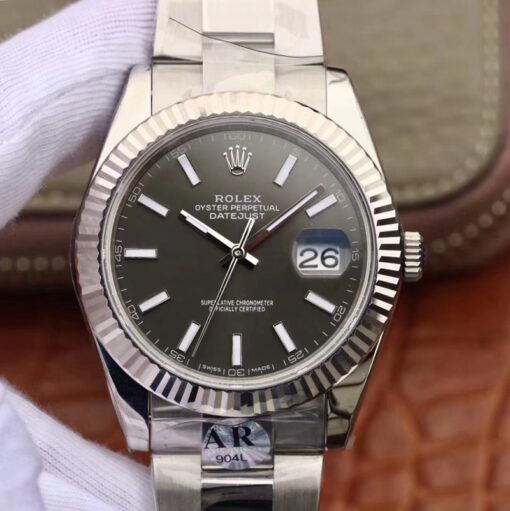 Rolex Datejust 126334 41 AR Factory Black Dial Replica Watch