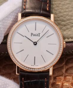 Piaget Altiplano Mecanique P10584 G0A36125 MKS Factory Rose Gold Diamond Bezel Replica Watch