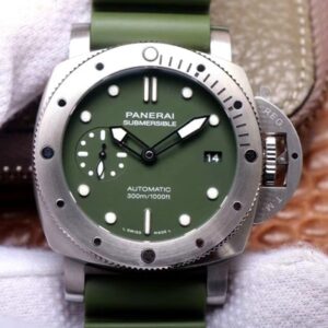 Panerai Submersible Verde Militare PAM1055 VS Factory Matte-Green Dial Replica Watch