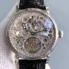 Patek Philippe Tourbillon 316L Stainless Steel Skeleton Dial Replica Watch