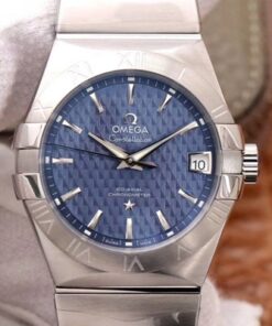 Omega Constellation Co-Axial 38MM 123.10.38.21.03.001 VS Factory Blue Dial Replica Watch