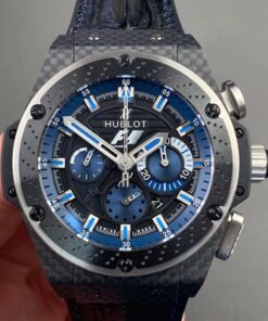 Hublot King Power Ferrari F1 Interlagos 703.QM.1129.HR.FIL11 V6 Factory Black Dial Replica Watch