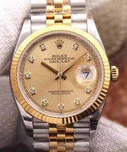Rolex Datejust M126233-0017 EW Factory Champagne Dial Replica Watch