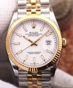 Rolex Datejust M126233-0019 EW Factory White Dial Replica Watch