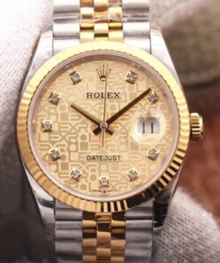 Rolex Datejust M126233-0033 EW Factory Champagne Dial Replica Watch