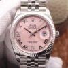Rolex Datejust M126234-0031 EW Factory Pink Dial Replica Watch