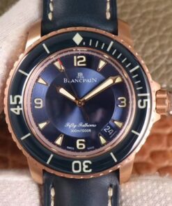 Blancpain Fifty Fathoms 5015-3603C-63B ZF Factory Blue Dial Replica Watch