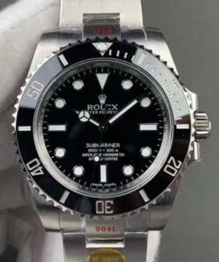 Rolex Submariner 114060-97200 Noob Factory V10 Black Dial Replica Watch