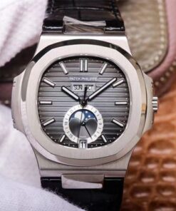 PF Factory Patek Philippe Nautilus 5726A-001 Moonphase Gray Dial Replica Watch