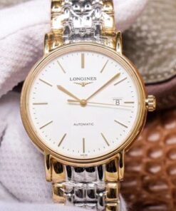 RM Factory Longines Presence L4.921.2.12.7 Yellow PVD Replica Watch