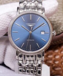 RM Factory Longines Presence L4.922.4.92.6 Stainless Steel Blue Dial Replica Watch