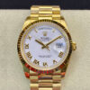 Replica Rolex Day-Date M128238 EW Factory White Dial Roman Time Scale - Buy Replica Watches