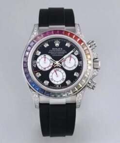 Replica BL Factory Rolex Daytona 116599RBOW Black Dial - Buy Replica Watches