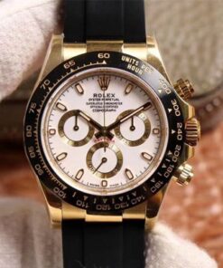 Replica Noob Factory Rolex Daytona M116518LN-0041 White Dial - Buy Replica Watches
