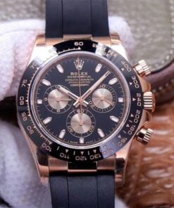 Replica Noob Factory Rolex Daytona M116515LN-0017 Black Dial - Buy Replica Watches