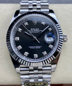 Replica Clean Factory Rolex Datejust M126334-0012 Black Dial - Buy Replica Watches