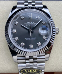 Replica Clean Factory Rolex Datejust M126334-0006 Gray Dial - Buy Replica Watches