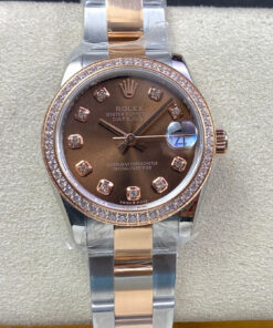 Replica EW Factory Rolex Datejust M278381RBR-0027 31MM Brown Dial - Buy Replica Watches