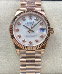 Replica EW Factory Rolex Datejust M278275-0009 31MM Rose Gold - Buy Replica Watches