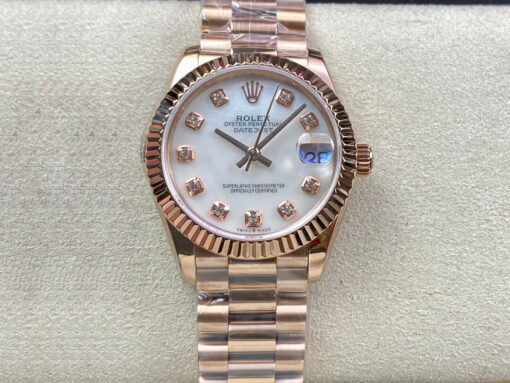 Replica EW Factory Rolex Datejust M278275-0009 31MM Rose Gold - Buy Replica Watches