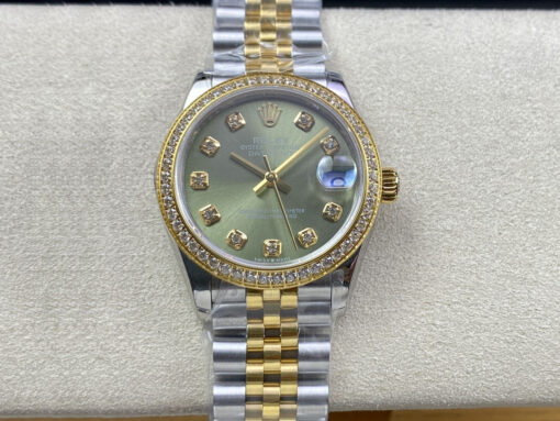 Replica EW Factory Rolex Datejust M278383RBR-0030 31MM Diamond Bezel - Buy Replica Watches