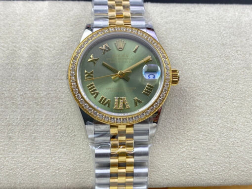 Replica EW Factory Rolex Datejust M278383RBR-0016 31MM Green Dial - Buy Replica Watches