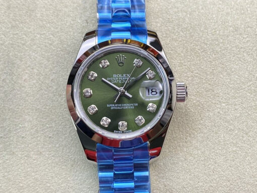 Replica BP Factory Rolex Datejust 28MM Green Dial - Buy Replica Watches