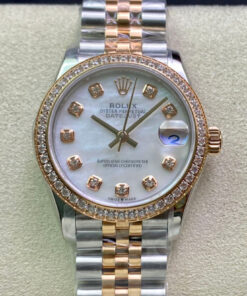 Replica EW Factory Rolex Datejust M278381RBR-0026 31MM Diamond Bezel - Buy Replica Watches