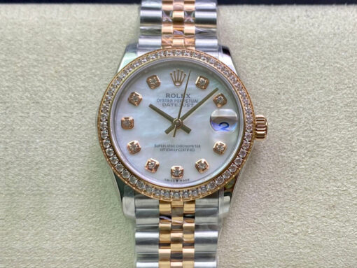 Replica EW Factory Rolex Datejust M278381RBR-0026 31MM Diamond Bezel - Buy Replica Watches