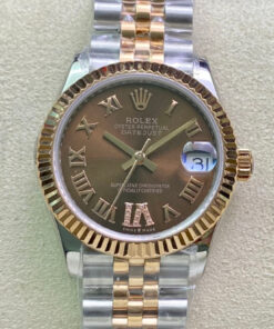 Replica EW Factory Rolex Datejust M278271-0004 31MM Brown Dial - Buy Replica Watches