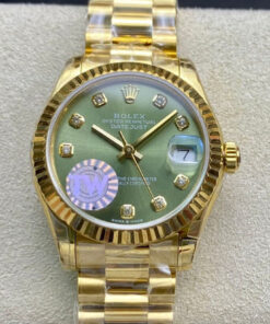 Replica TW Factory Rolex Datejust M278278-0011 31MM Green Dial - Buy Replica Watches