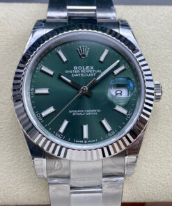 Replica VS Factory Rolex Datejust M126334-0028 Green Dial - Buy Replica Watches