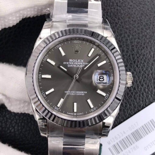 Replica VS Factory Rolex Datejust M126334-0013 Grey Dial - Buy Replica Watches