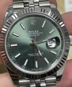 Replica Clean Factory Rolex Datejust M126334-0027 Mint Green Dial - Buy Replica Watches