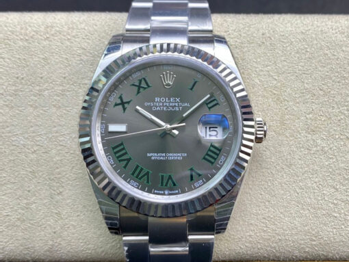 Replica EW Factory Rolex Datejust M126334-0021 41MM Grey Dial - Buy Replica Watches