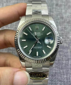 Replica Clean Factory Rolex Datejust M126334-0028 Green Dial - Buy Replica Watches