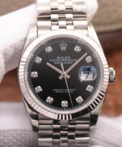 Replica EW Factory Rolex Datejust M126234-0027 Black Dial - Buy Replica Watches