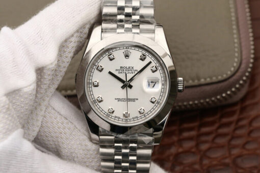 Replica EW Factory Rolex Datejust M126300 Diamond-set Dial - Buy Replica Watches