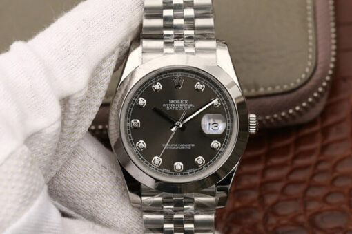 Replica EW Factory Rolex Datejust M126300 Grey Dial - Buy Replica Watches