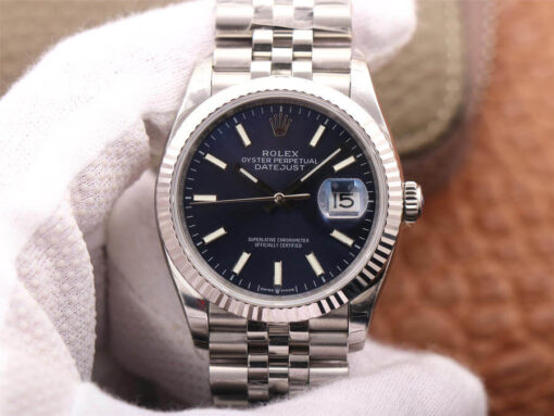 Replica EW Factory Rolex Datejust M126234-0017 Blue Dial - Buy Replica Watches