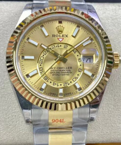 Replica Noob Factory Rolex Sky Dweller M326933-0001 V2 Champagne Dial - Buy Replica Watches