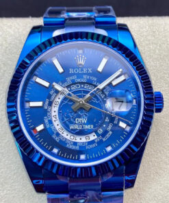 Replica WWF Factory Rolex Sky Dweller 40MM DIW Blue Dial - Buy Replica Watches