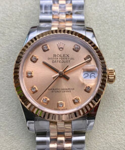 Replica EW Factory Rolex Datejust M278271-0024 31MM Rose Gold Dial - Buy Replica Watches