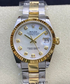 Replica EW Factory Rolex Datejust M278273-0027 31MM Diamond-set Dial - Buy Replica Watches