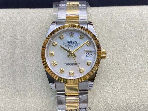 Replica EW Factory Rolex Datejust M278273-0027 31MM Diamond-set Dial - Buy Replica Watches