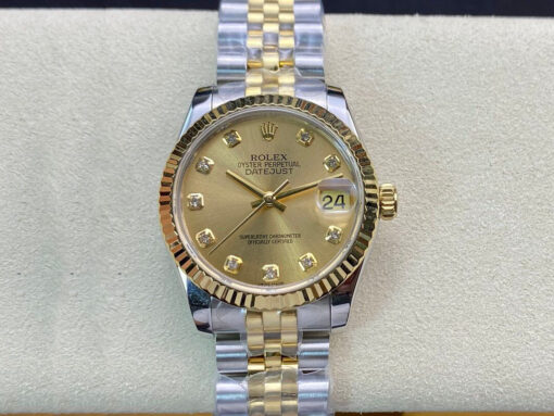 Replica EW Factory Rolex Datejust M278273-0026 31MM Champagne Dial - Buy Replica Watches