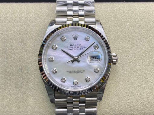Replica EW Factory Rolex Datejust 178384-NG-63160 31MM Silvery White Dial - Buy Replica Watches